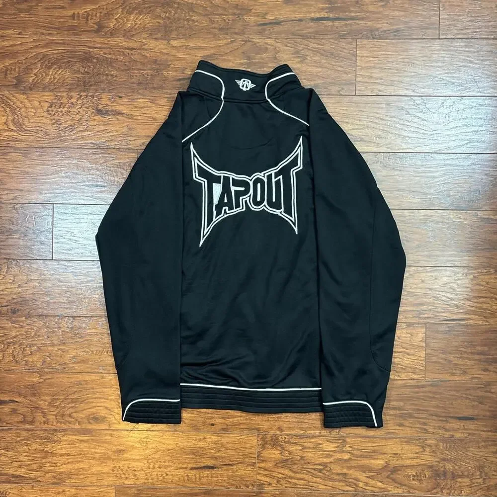 2000s Tapout Embroidered Logo Y2K Full-Zip Track Jacket Men’s Size 2XL